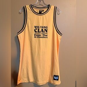 Wu-Tang Clan Yellow w/ Black Basketball Jersey